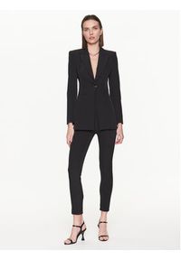 Patrizia Pepe Spodnie materiałowe 8P0463/A110-F184 Czarny Slim Fit. Kolor: czarny. Materiał: materiał, syntetyk