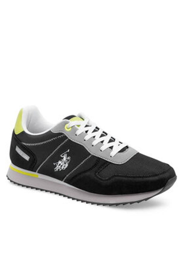 U.S. Polo Assn. Sneakersy ALTENA001A Czarny. Kolor: czarny. Materiał: materiał