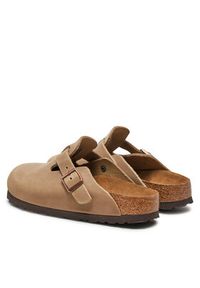Birkenstock Klapki Boston zamsz 1019484 Brązowy. Kolor: brązowy. Materiał: skóra #4
