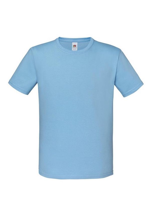 FRUIT OF THE LOOM - Koszulka Dziecięca Iconic 150 Plain T-shirt. Kolor: niebieski
