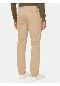 TOMMY HILFIGER - Tommy Hilfiger Chinosy Denton MW0MW37873 Beżowy Slim Fit. Kolor: beżowy. Materiał: bawełna #3