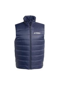 Adidas - Bezrękawnik Terrex Multi Essentials CLIMAWARM Padded. Kolor: niebieski. Długość rękawa: bez rękawów. Technologia: ClimaWarm (Adidas). Sport: turystyka piesza