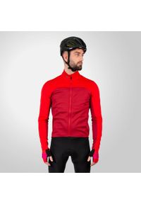 ENDURA - Bluza rowerowa męska Endura FS260-Pro Roubaix. Kolor: pomarańczowy, czerwony, wielokolorowy. Sport: kolarstwo