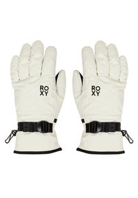 Roxy Rękawice snowboardowe Jetty Solid ERJHN03267 Biały. Kolor: biały. Materiał: poliester. Sport: snowboard #1