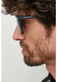 Armani Exchange Okulary przeciwsłoneczne 0AX4112S męskie kolor czarny. Kształt: prostokątne. Kolor: czarny #6