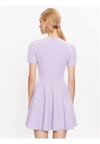 Just Cavalli Sukienka koktajlowa 74PBO904 Fioletowy Slim Fit. Kolor: fioletowy. Materiał: syntetyk. Styl: wizytowy #2