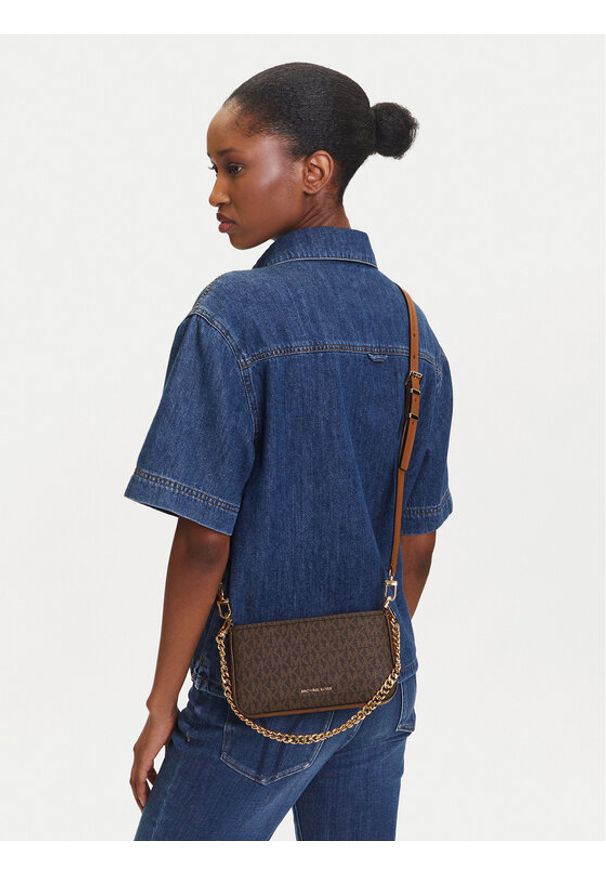 MICHAEL Michael Kors Torebka Bryant Small 32S5GYTU0B Brązowy. Kolor: brązowy. Materiał: skórzane