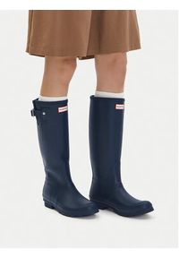 Hunter Kalosze HFW-006 Granatowy. Kolor: niebieski. Materiał: syntetyk #11