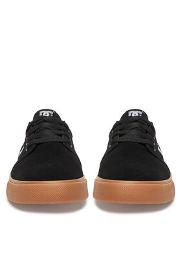 DC Tenisówki SS25-3C015 Czarny. Kolor: czarny. Materiał: nubuk, skóra