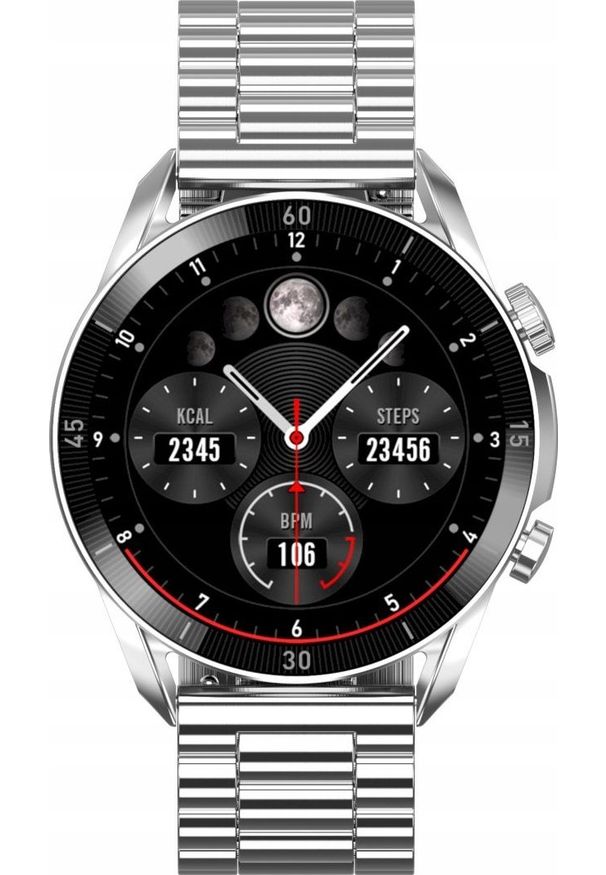 Smartwatch Sourcing Garett V10 Smartwatch, Silver steel. Rodzaj zegarka: smartwatch