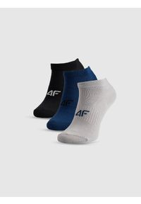4f - 4F Skarpetki krótkie (3-pack) chłopięce - multikolor 38-40. Kolor: wielokolorowy. Materiał: dzianina #1