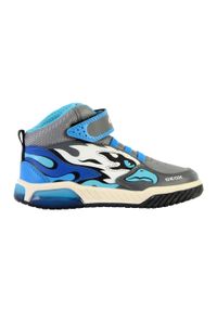 Geox - Buty GEOX J BAYONYC B. Czarny. Kolor: niebieski. Materiał: syntetyk, tkanina. Sport: turystyka piesza