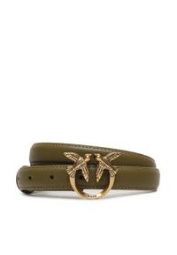 Pinko Pasek Damski Love Berry H2 Belt AI 23-24 PLT01 100143 A0F1 Zielony. Kolor: zielony. Materiał: skóra #1