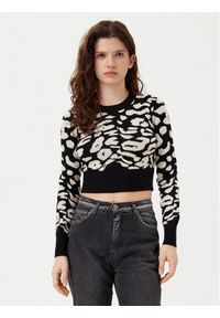 only - ONLY Sweter Lima 15339828 Czarny Cropped Fit. Kolor: czarny. Materiał: syntetyk