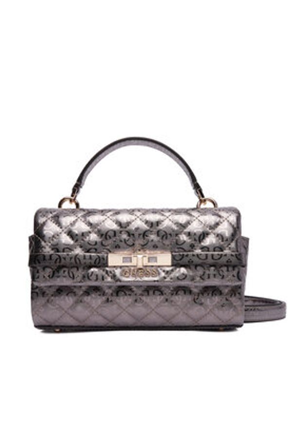 Guess Torebka 179129 Srebrny. Kolor: srebrny. Materiał: skórzane