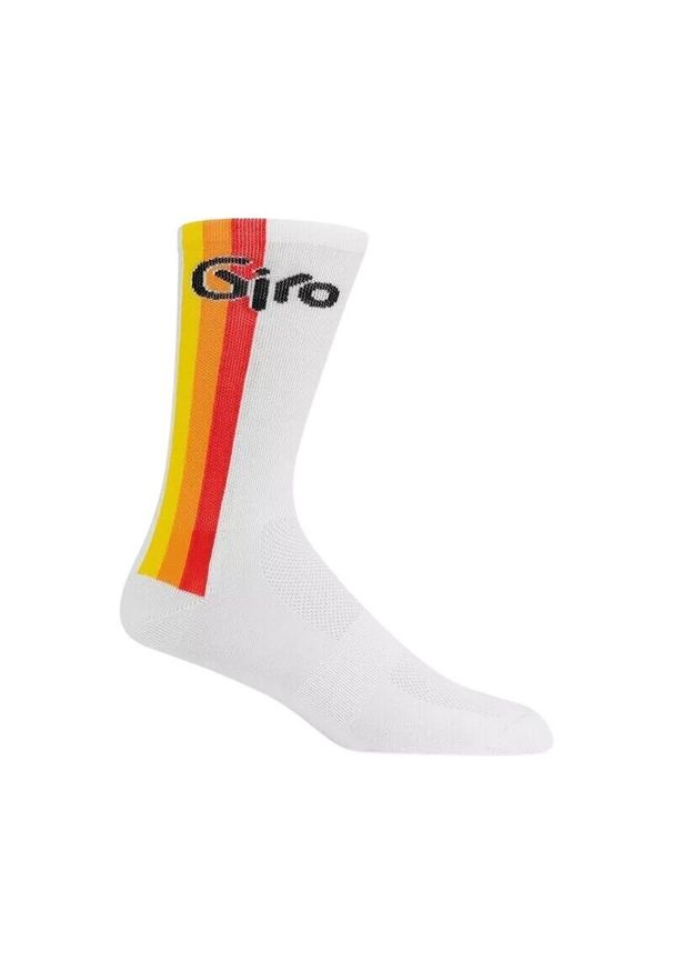 GIRO - Skarpetki Giro Comp High Rise. Kolor: biały. Sport: kolarstwo