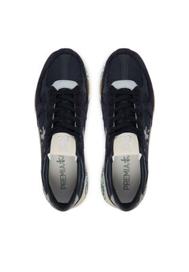 Premiata Sneakersy Mase Mase25 Var 8020 Granatowy. Kolor: niebieski. Materiał: skóra