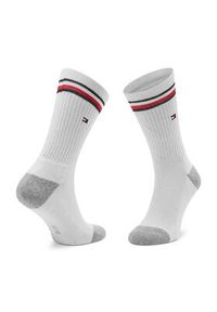 TOMMY HILFIGER - Tommy Hilfiger Zestaw 2 par wysokich skarpet dziecięcych 100001500 Biały. Kolor: biały. Materiał: materiał