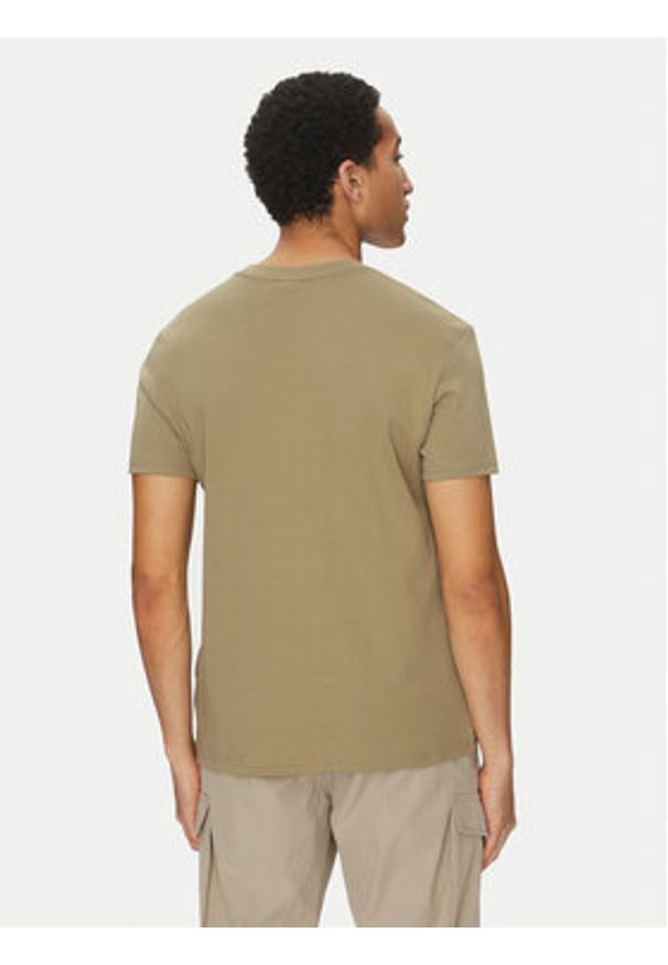 G-Star RAW - G-Star Raw T-Shirt G-Script D25150-C812 Zielony Regular Fit. Kolor: zielony. Materiał: bawełna