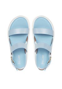 Pollini Sandały SA16483G0MTC0712 Błękitny. Kolor: niebieski. Materiał: skóra