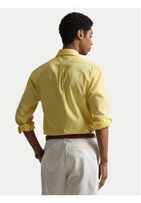 Polo Ralph Lauren Koszula 710B20512005 Żółty Custom Fit. Typ kołnierza: polo. Kolor: żółty. Materiał: bawełna #5
