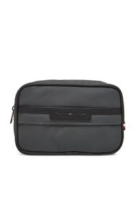 TOMMY HILFIGER - Tommy Hilfiger Kosmetyczka Th Repreve Washbag AM0AM13525 Szary. Kolor: szary. Materiał: materiał