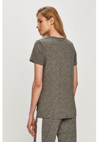 DKNY - Dkny - T-shirt piżamowy YI2422471. Kolor: szary. Materiał: dzianina #4
