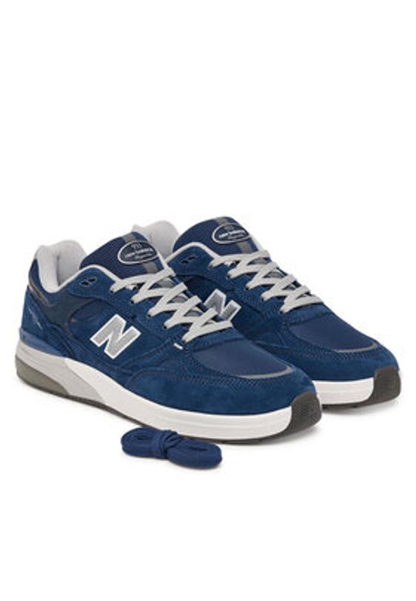 New Balance Sneakersy Numeric UN933LNV Granatowy. Kolor: niebieski. Materiał: skóra, zamsz