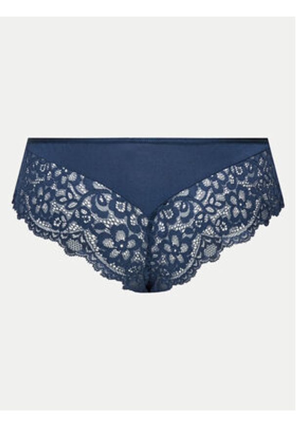 Hunkemöller Figi brazylijskie Marine 206315 Granatowy. Kolor: niebieski. Materiał: syntetyk