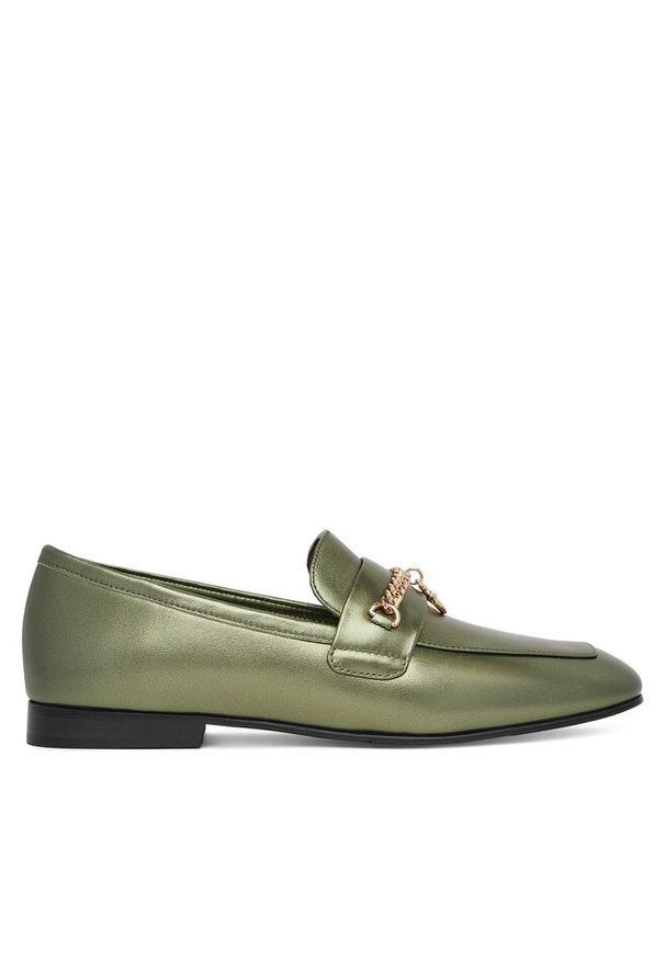 Loafersy Eva Minge. Kolor: zielony