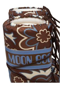 Moon Boot Śniegowce Mb Icon Flower 80D1402940 Brązowy. Kolor: brązowy. Materiał: materiał