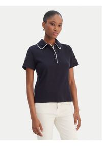 Morgan Polo 261-DLOLI Granatowy Slim Fit. Typ kołnierza: polo. Kolor: niebieski. Materiał: bawełna #1