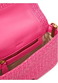 Pinko - PINKO Torebka Love One Mini Slouchy Fl PE 25 PLTT 104340 A2CF Różowy. Kolor: różowy