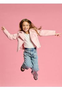 Sinsay - Kurtka ramoneska - różowy. Kolor: różowy. Materiał: tkanina #1