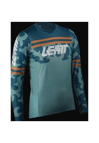 LEATT - Bluza rowerowa damska Leatt Jersey MTB Gravity 4.0. Kolor: niebieski. Materiał: jersey. Długość rękawa: długi rękaw