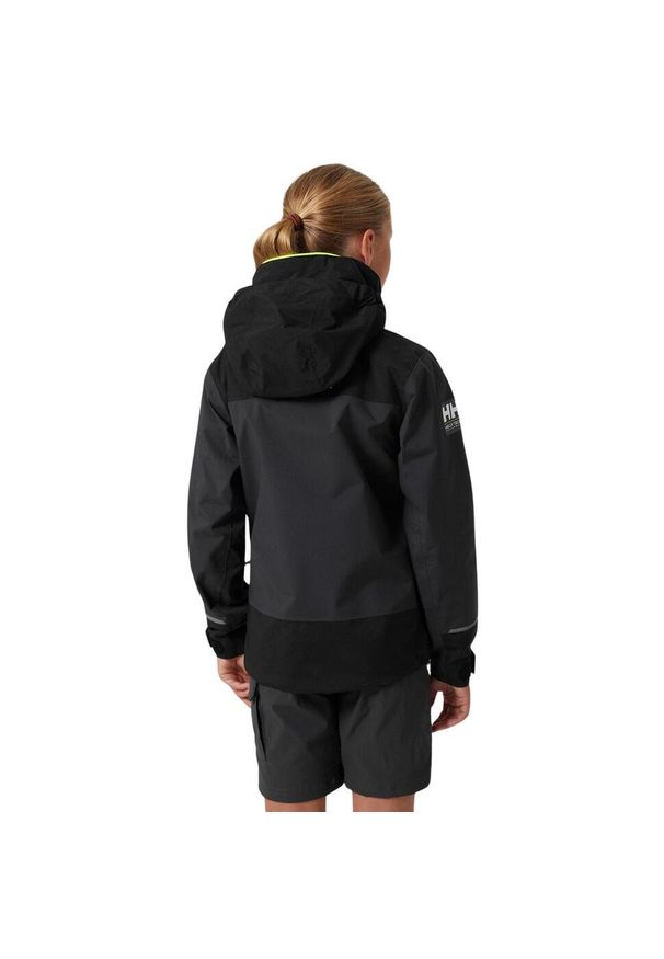 Kurtka wodoodporna dla dzieci Helly Hansen Salt port 2.0. Kolor: czarny