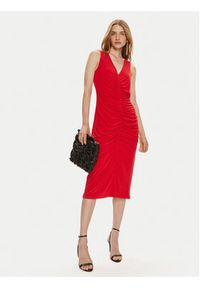 Joseph Ribkoff Sukienka koktajlowa 241205 Czerwony Slim Fit. Kolor: czerwony. Materiał: syntetyk. Styl: wizytowy #5