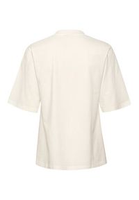 Kaffe T-Shirt KAbloom 10507308 Biały Loose Fit. Kolor: biały. Materiał: bawełna #3