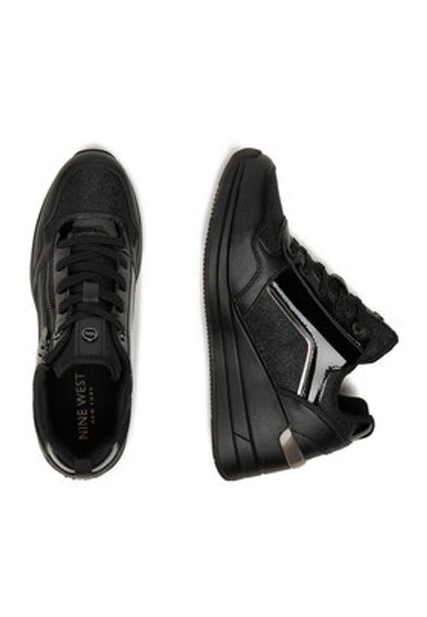 Nine West Sneakersy CEO-AMINA-01 Czarny. Kolor: czarny. Materiał: syntetyk, materiał
