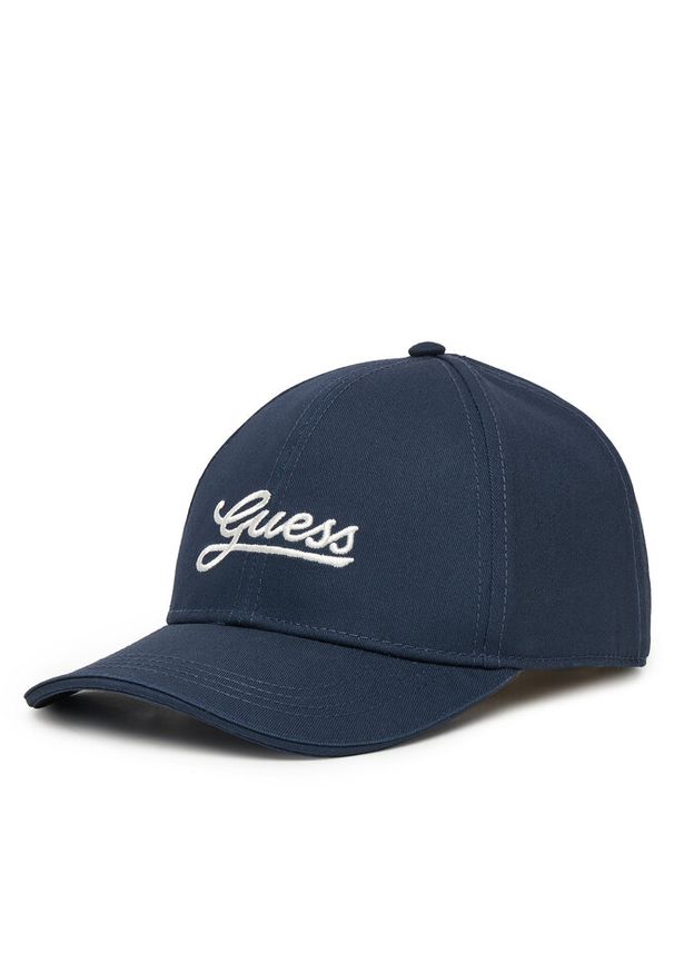 Czapka z daszkiem Guess. Kolor: niebieski