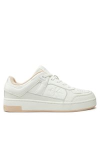 Calvin Klein Jeans Sneakersy Basket Cupsole Low Mix YW0YW01650 Biały. Kolor: biały. Materiał: skóra #1