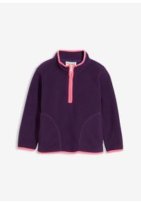 bonprix - Bluza z polaru. Kolor: fioletowy. Materiał: polar #1