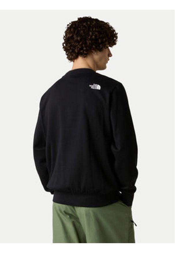 The North Face Bluza Easy NF0A89FG Czarny Regular Fit. Kolor: czarny. Materiał: bawełna