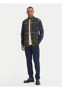 Barbour Koszula Harris MSH5071TN11 Zielony Tailored Fit. Kolor: zielony. Materiał: bawełna #4