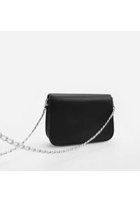 Reserved - Wielofunkcyjna torebka z łańcuszkiem - Czarny. Kolor: czarny #1