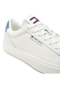 Tommy Jeans Sneakersy Tjw Cupsole Sneaker Denim EN0EN02652 Écru. Materiał: skóra #4