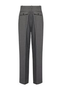 TOMMY HILFIGER - Tommy Hilfiger Spodnie materiałowe WW0WW47550 Szary Wide Leg. Kolor: szary. Materiał: wiskoza, syntetyk #3