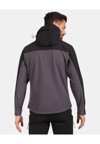 Męska kurtka softshell Kilpi ONTAVIO-M. Kolor: szary. Materiał: softshell. Sport: turystyka piesza
