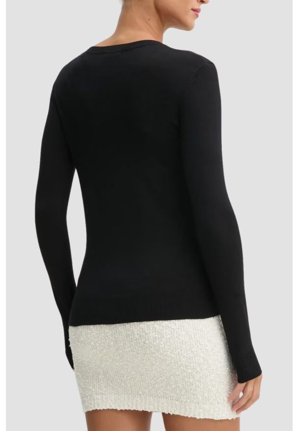 Guess - GUESS Czarny damski sweter Ivory, Rozmiar S. Kolor: czarny