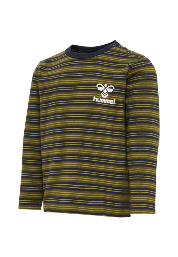 Koszulka z długim rękawem dla chłopca Hummel United. Kolor: niebieski. Materiał: jersey, skóra. Długość rękawa: długi rękaw. Długość: długie